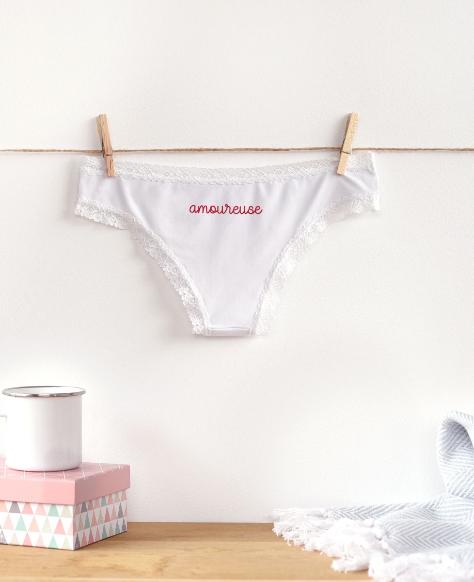 Culotte Amoureuse (brodé à l'arrière)