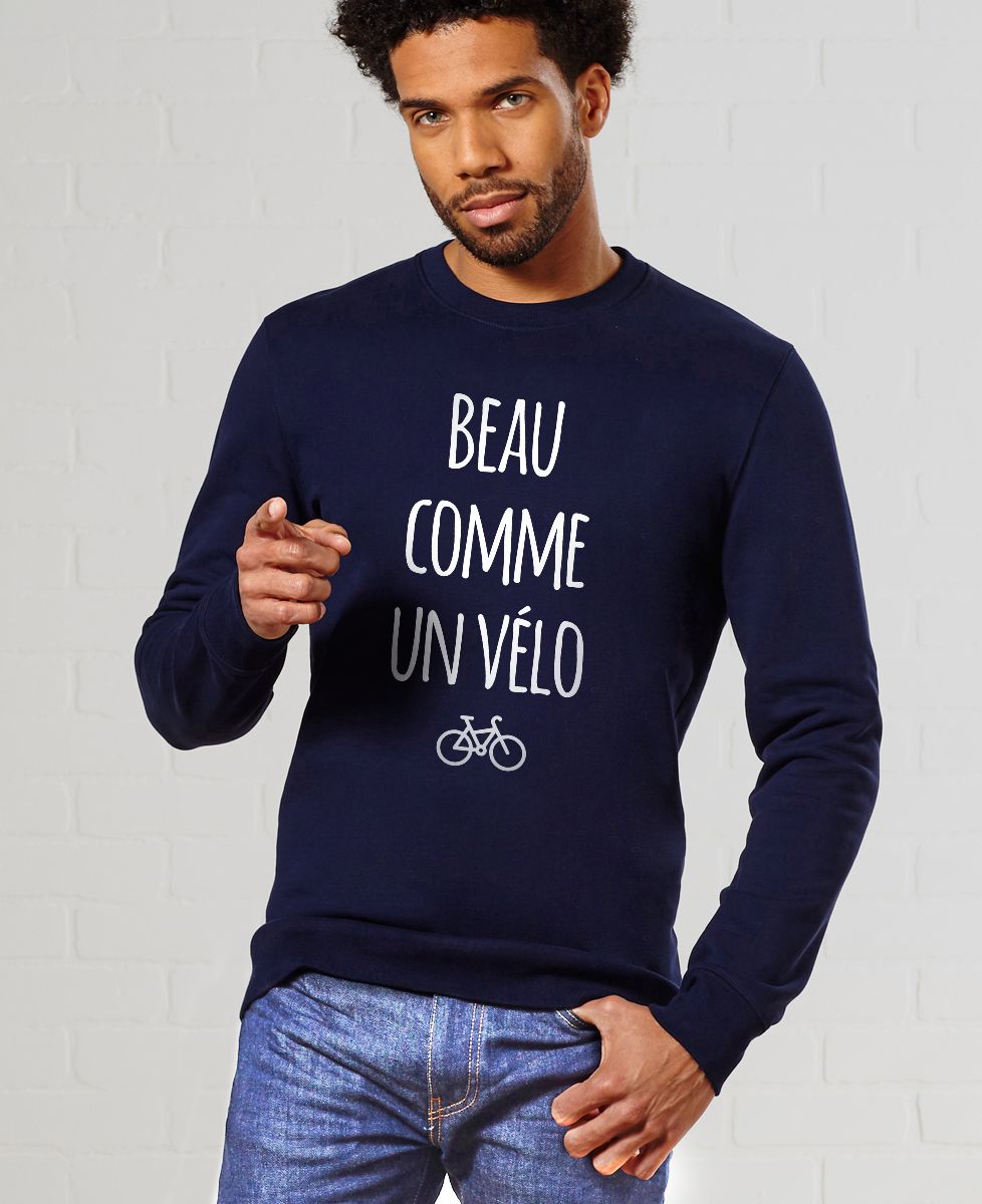 Sweatshirt homme Beau comme un vélo