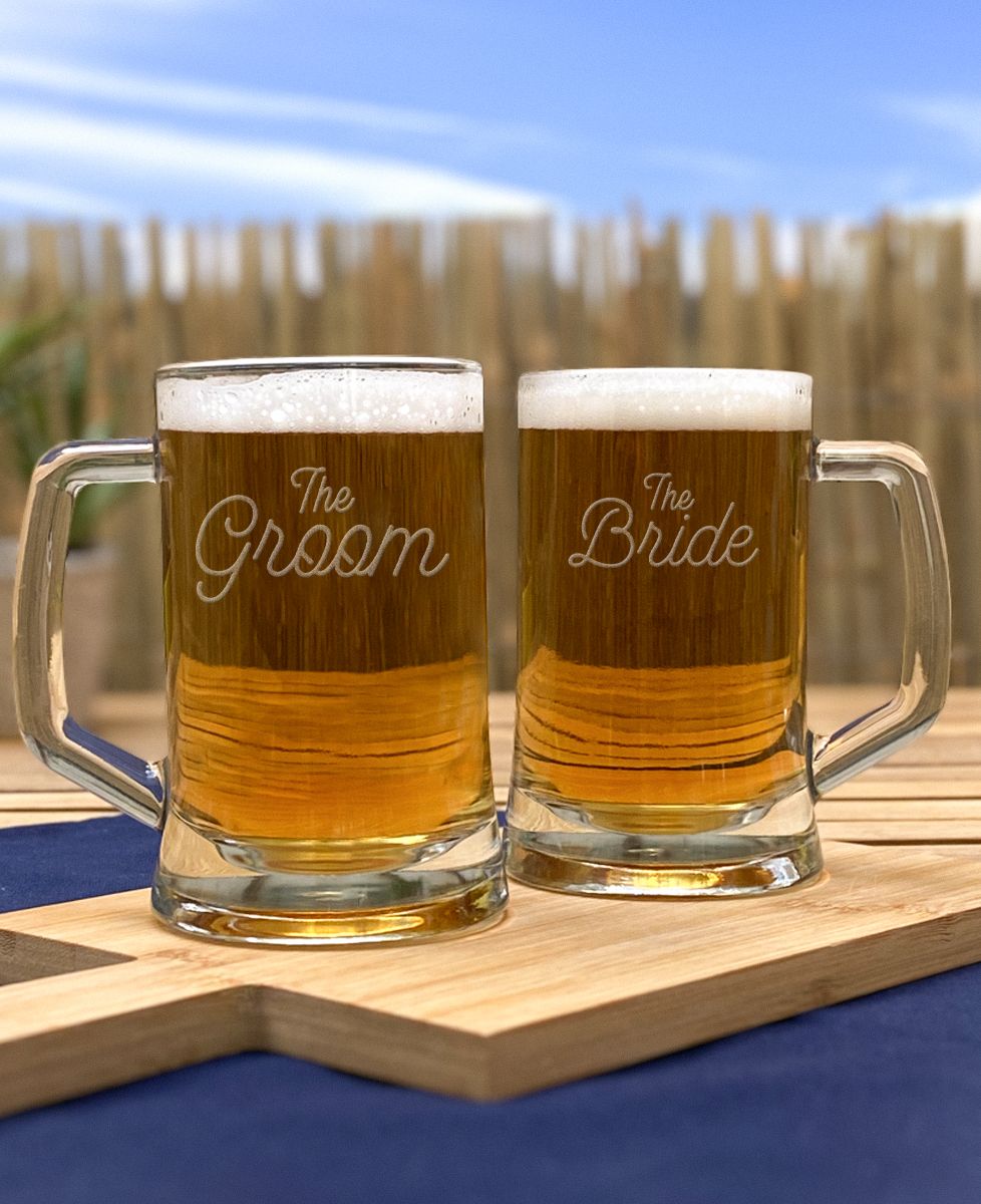Beer mug The personalized groom - Aperitif, Bachelor/Bachelorette party & Wedding, Couple gifts, Wedding