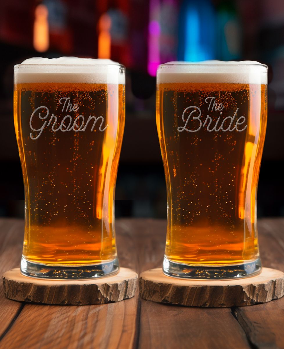 Beer glass The personalized groom - Aperitif, Bachelor/Bachelorette party & Wedding, Couple gifts, Wedding