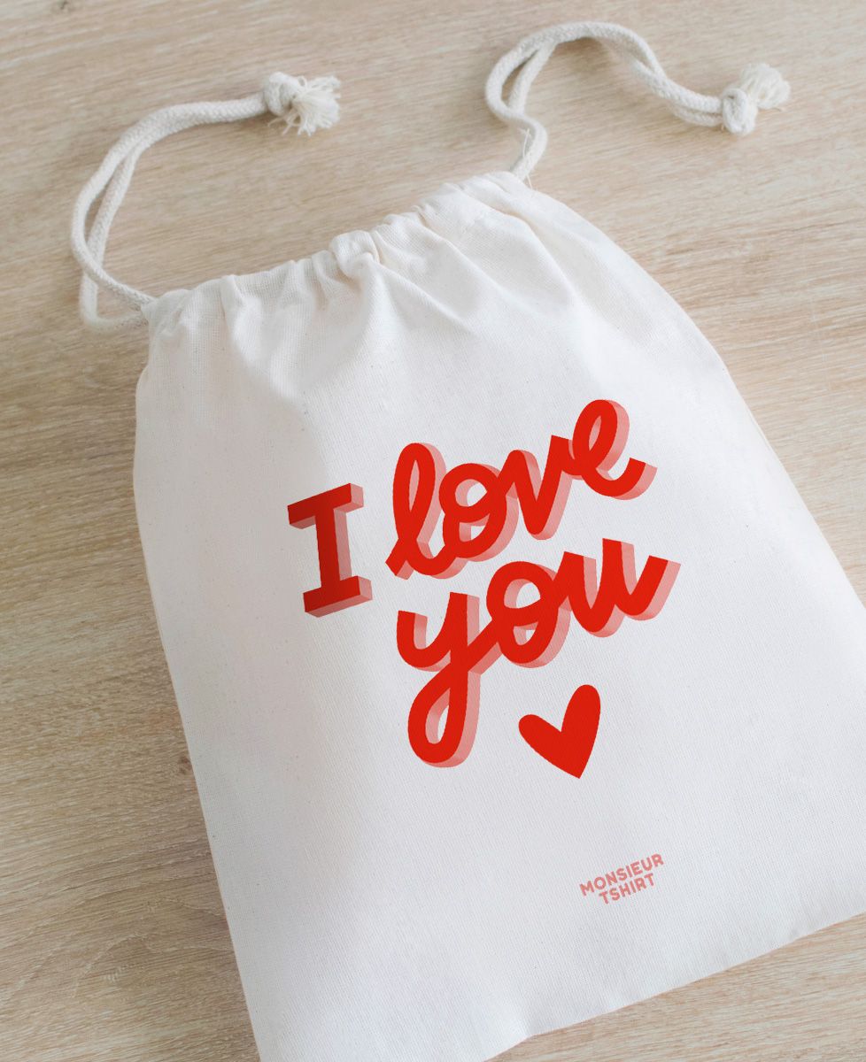 Packaging I love you | Monsieur TSHIRT