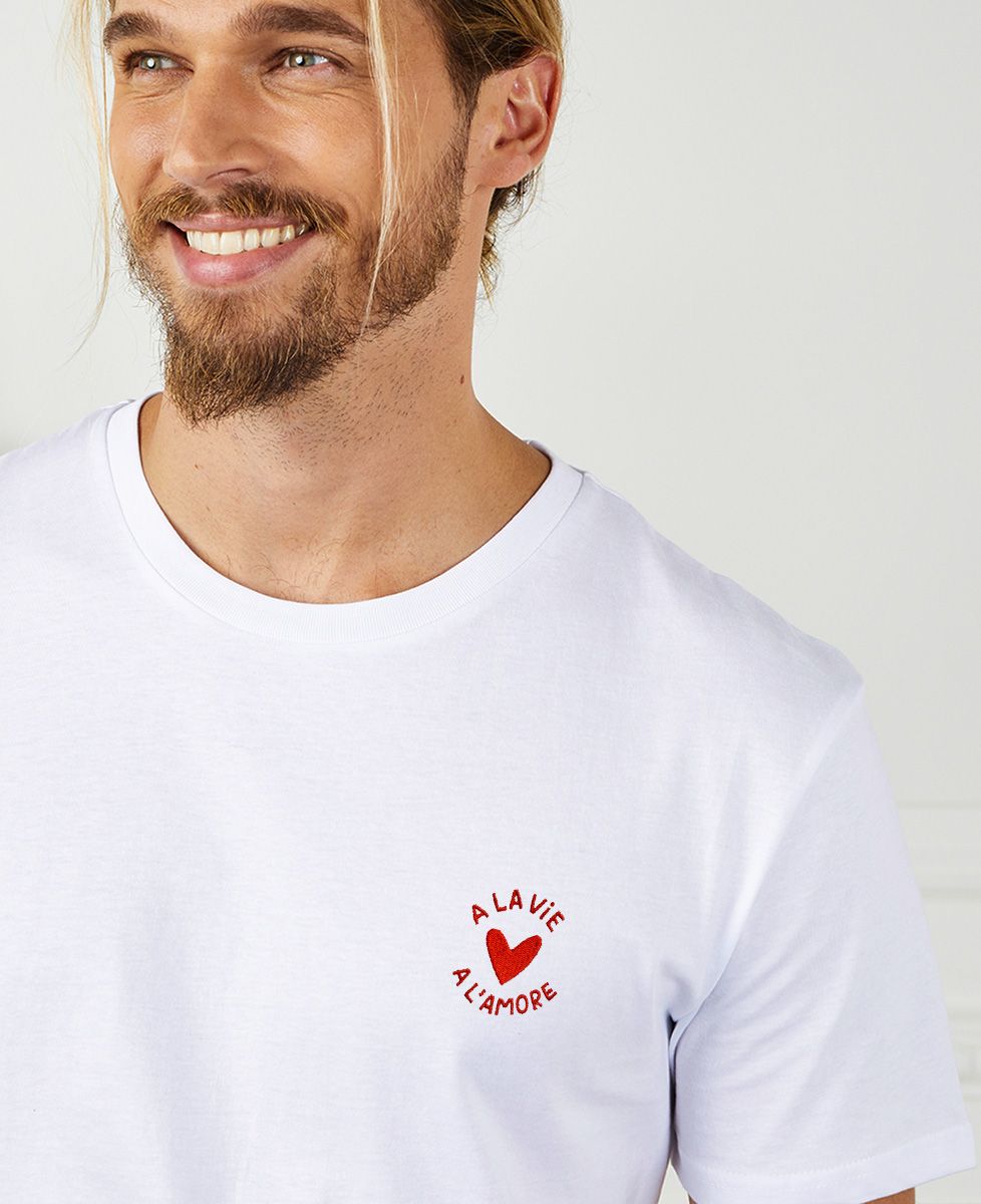 T-shirt homme A la vie a l'amore - Cadeaux Couple