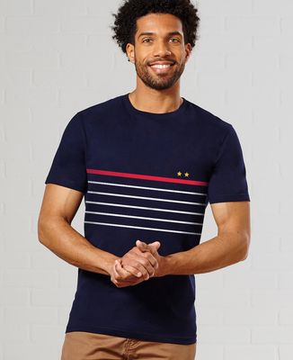 T-Shirt homme Deux étoiles à la française