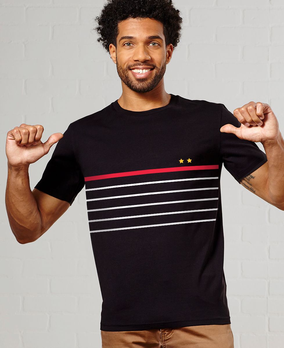 T-Shirt homme Deux étoiles à la française