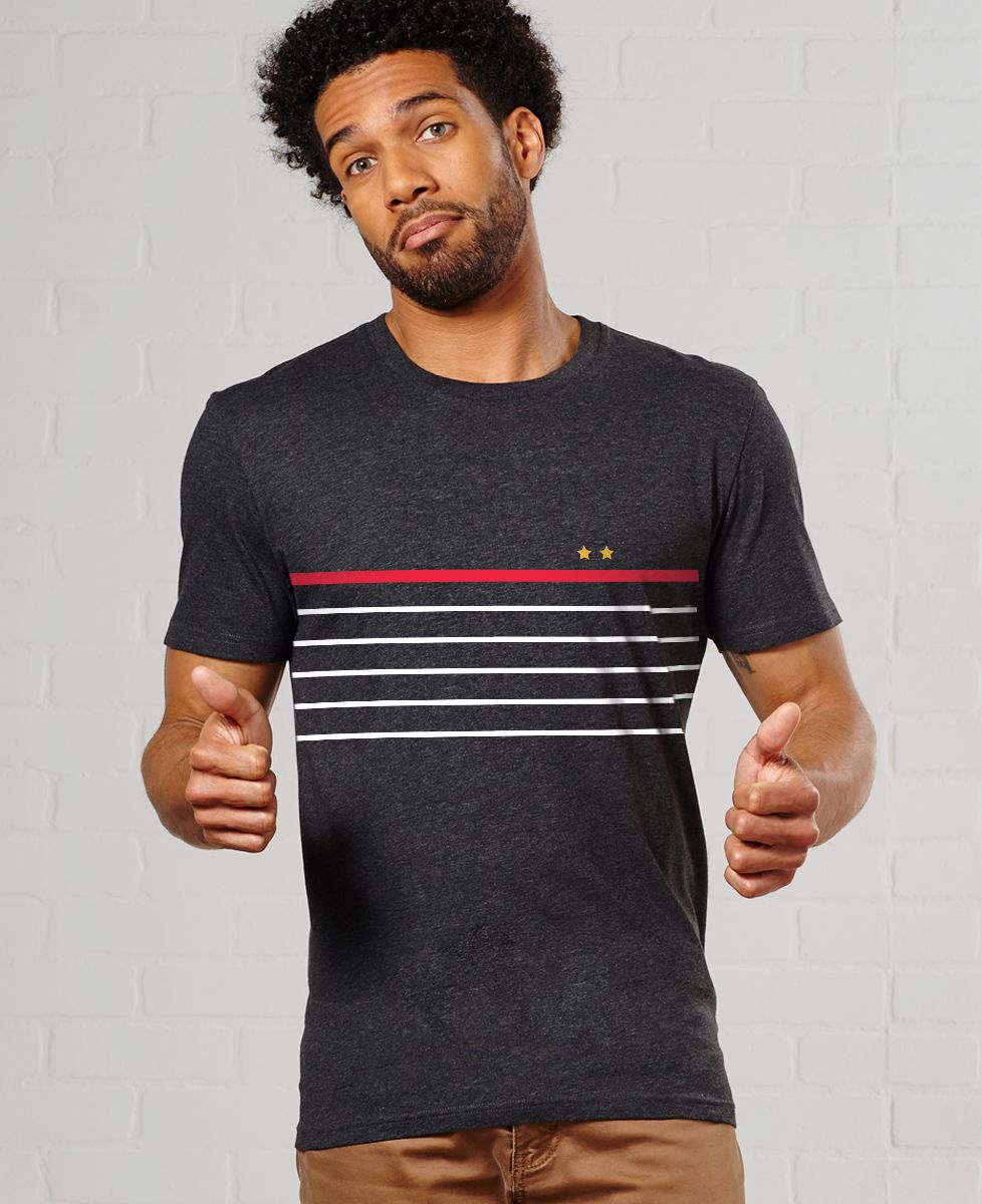 T-Shirt homme Deux étoiles à la française