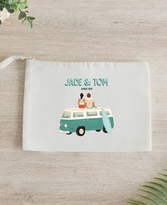Beutelchen Paar in einem Van personalisieren - Geschenke für Paare