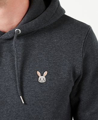 Men's hoodie Picto Embroidered rabbit