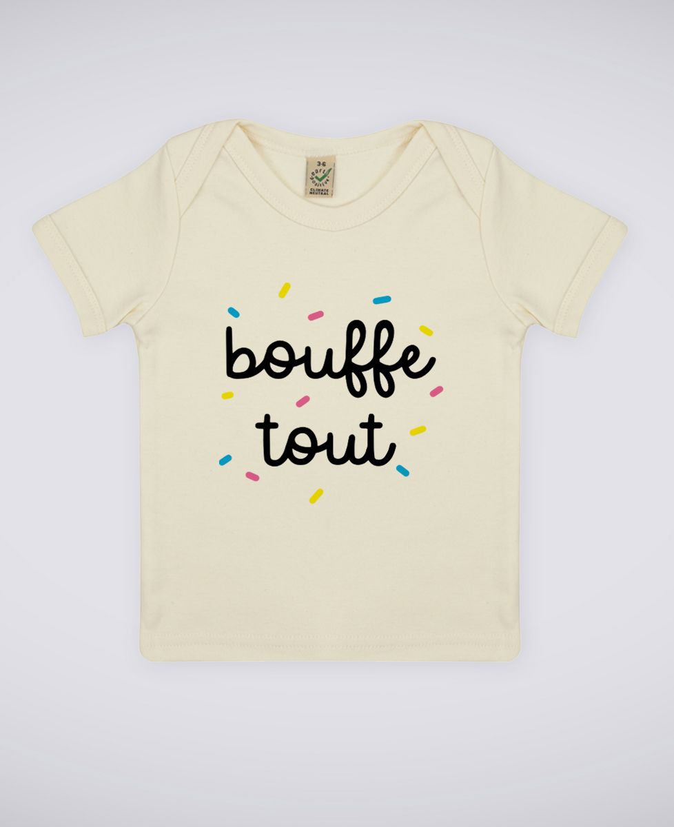 T-Shirt bébé Bouffe tout