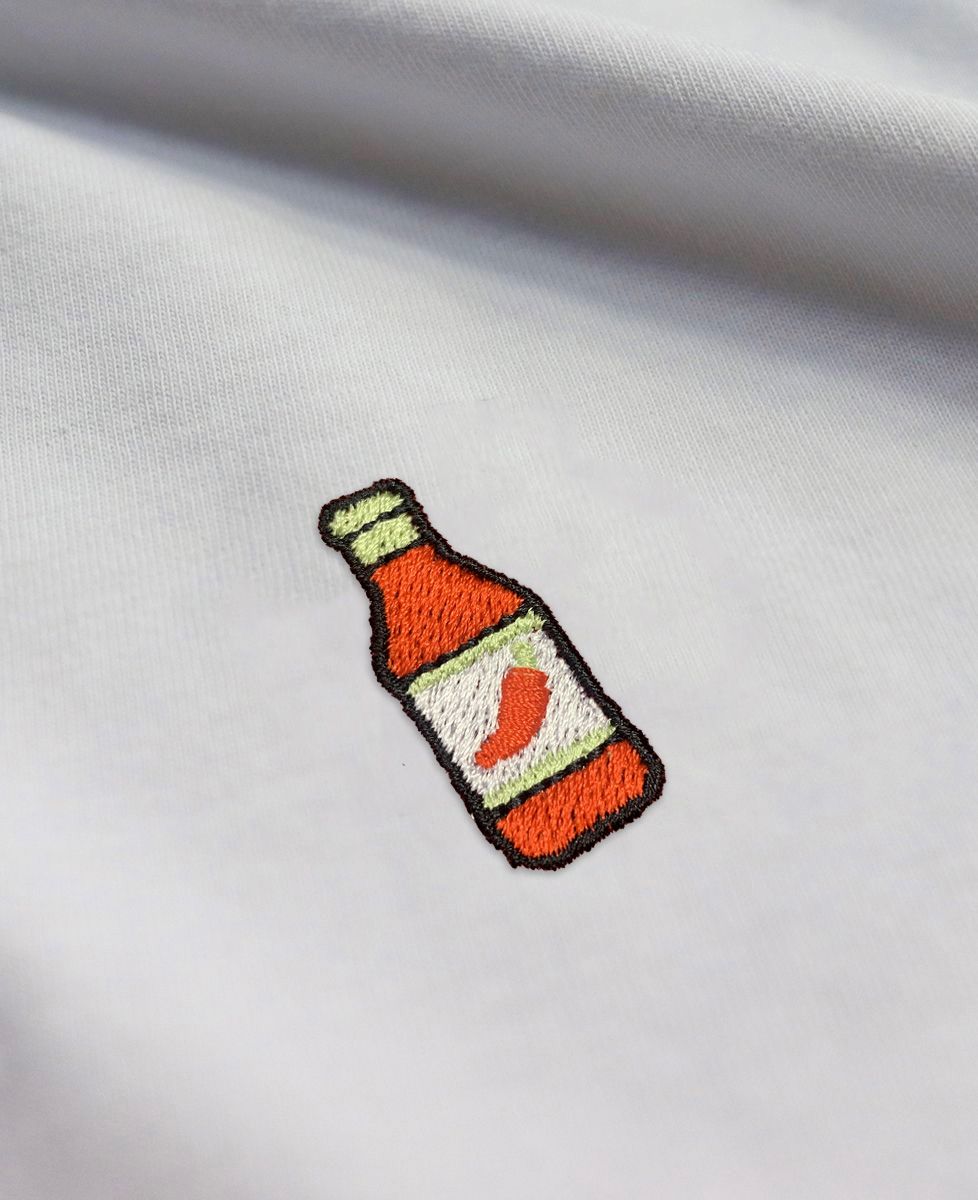 T-shirt homme Picto Sauce Piquante brodé