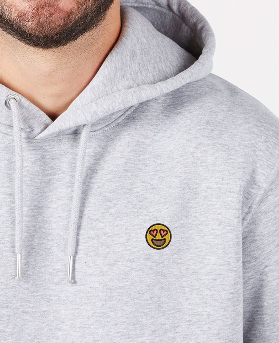 Hoodie homme Picto Amoureux brodé