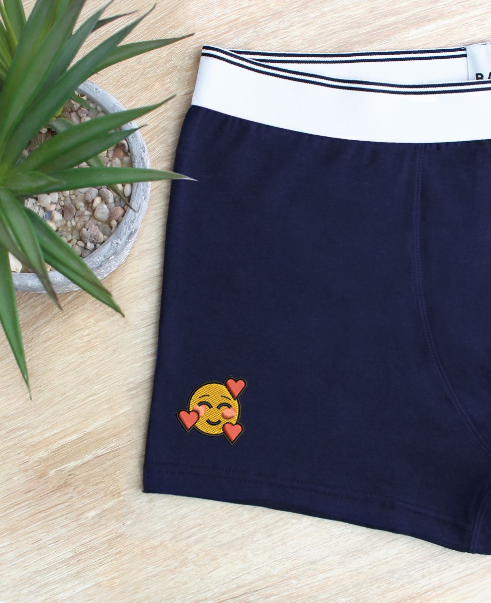 Boxer Picto In Love ricamato
