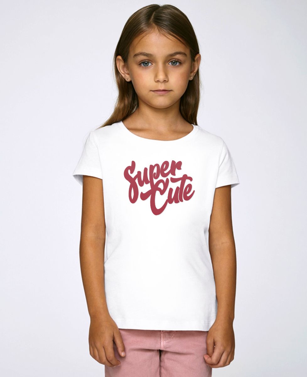 T-Shirt enfant Super Cute (effet velours)