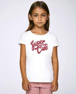 T-Shirt enfant Super Cute (effet velours)