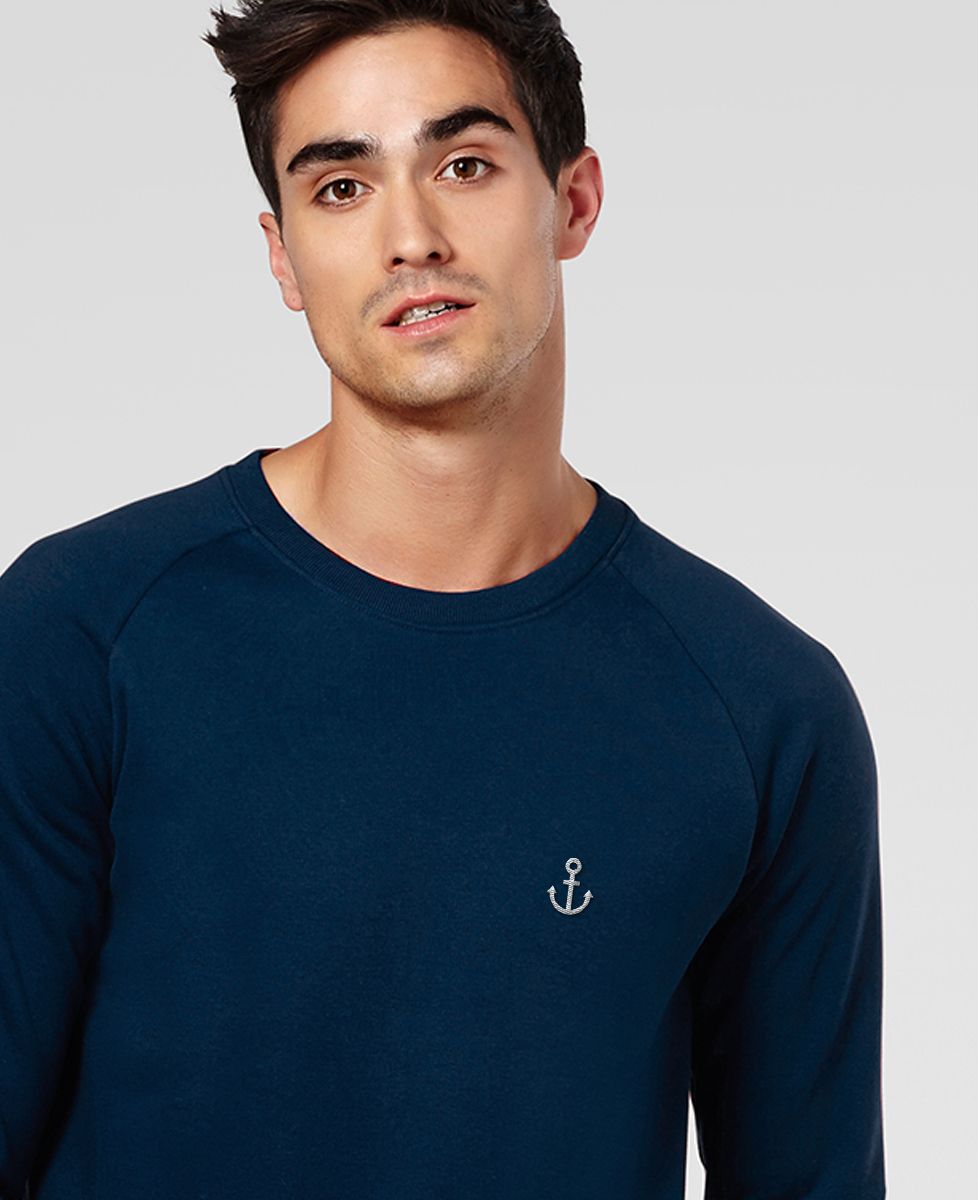 Men's sweatshirt Small Anchor (embroidered)