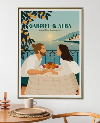 Couple spaghetti personnalisé