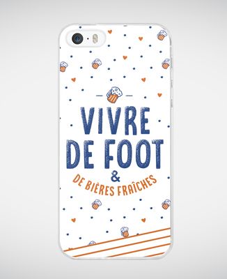 Coque smartphone Vivre de foot
