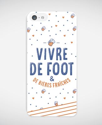 Coque smartphone Vivre de foot