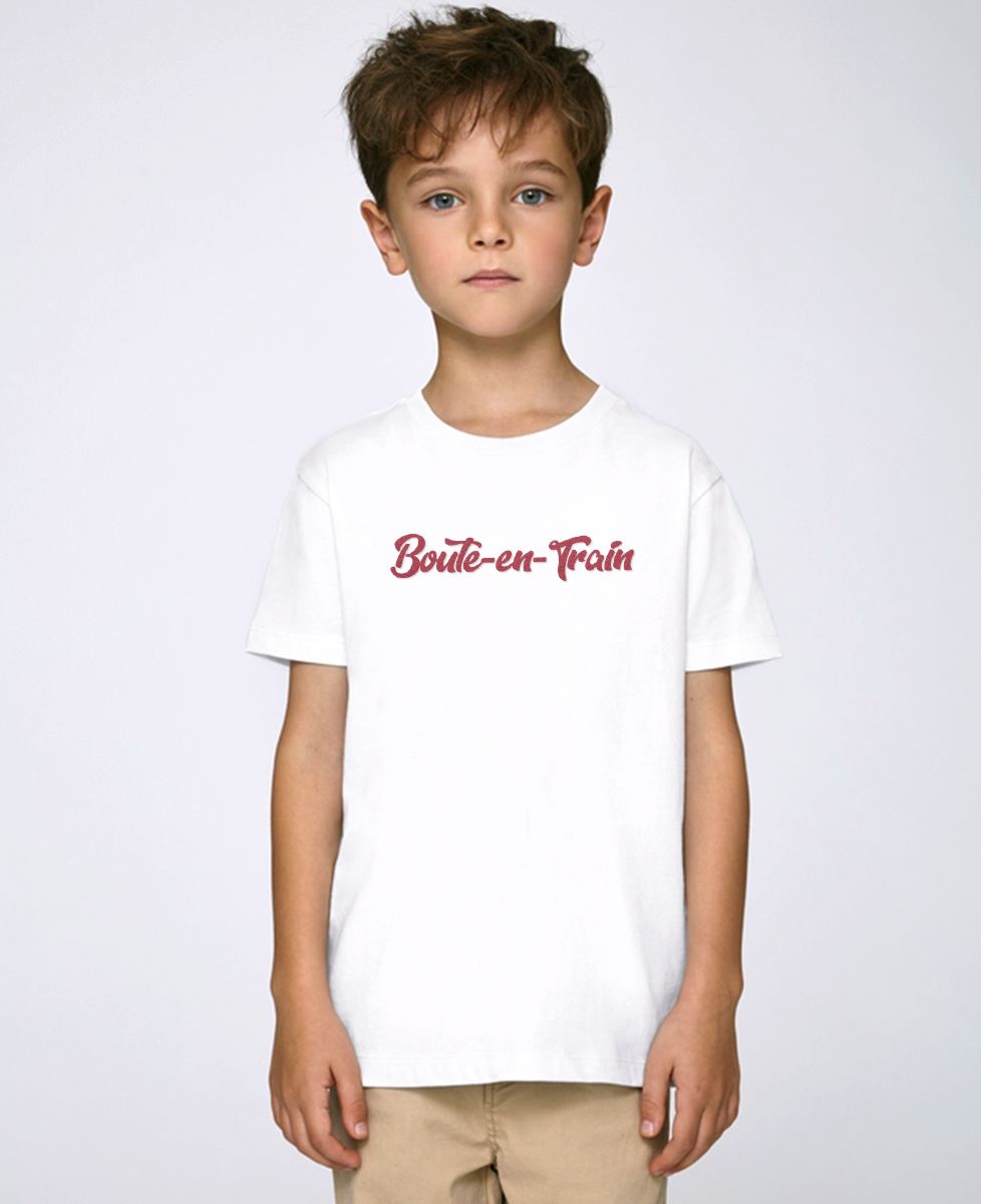 T-Shirt enfant Boute-en-Train (Effet velours)