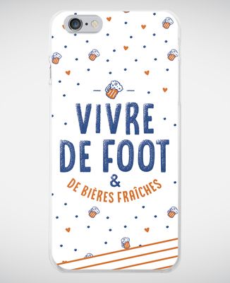 Coque smartphone Vivre de foot