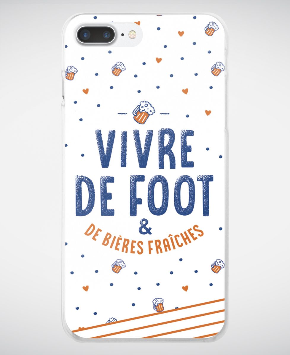 Coque smartphone Vivre de foot