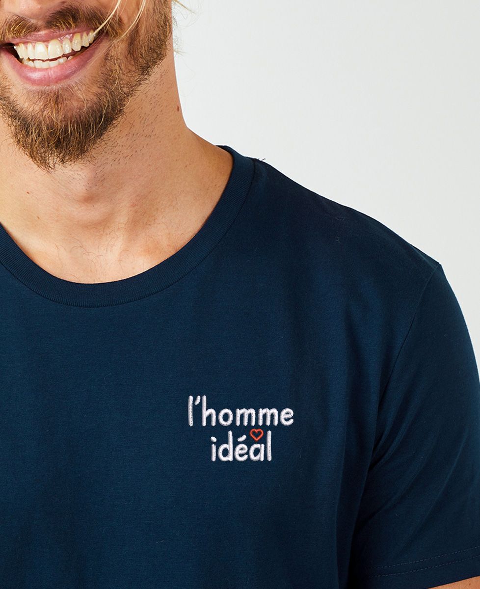 T-shirt homme L'homme idéal (brodé)