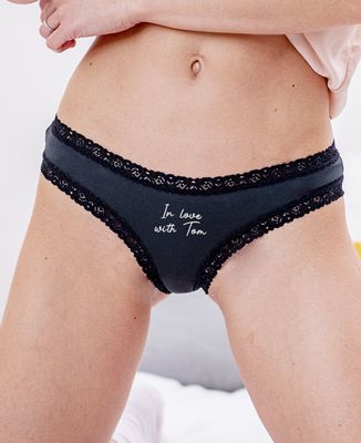 Knickers In love with Custom embroidered