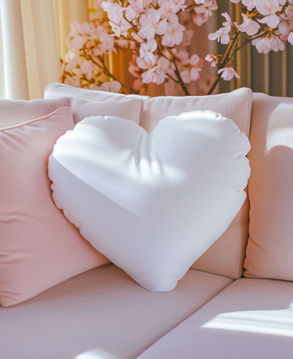 Coussin coeur Bonne fête Mamie personnalisé - Cadeaux Mamie