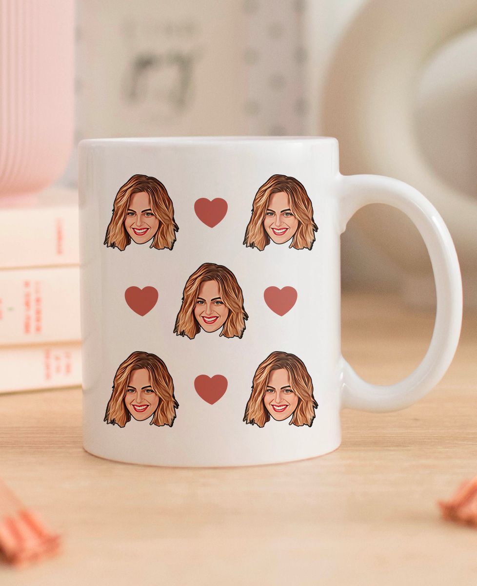 Tasse Gesicht und Picto zum Selbstgestalten
