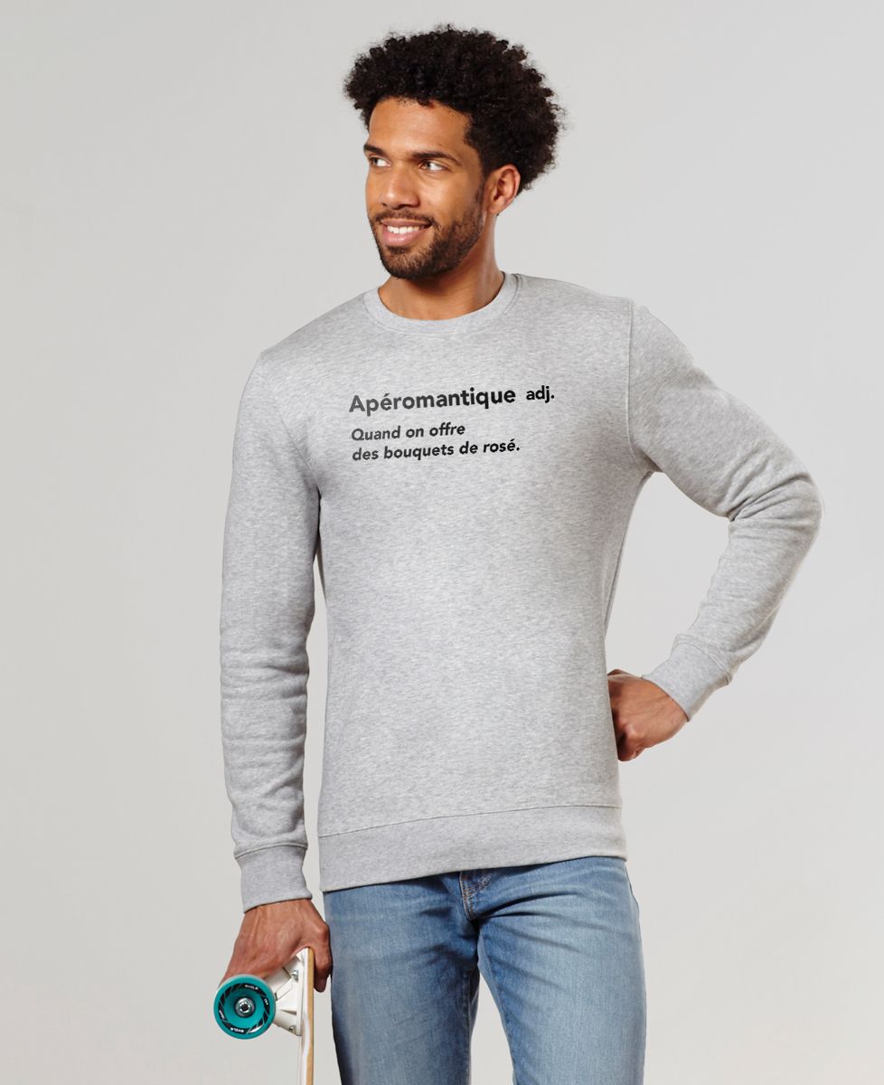 Sweatshirt homme Apéromantique - Apéro, Cadeaux Couple