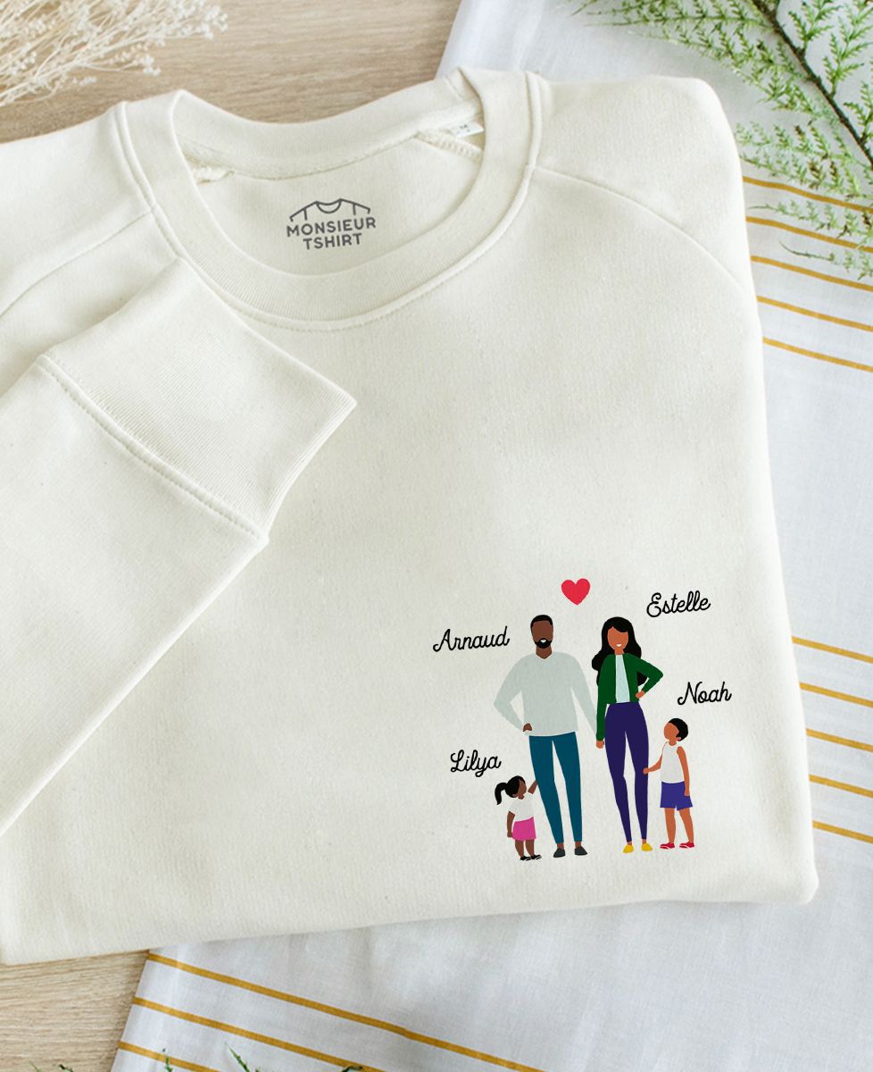Sweat à Capuche Personnalisable Avec Photo Ou Texte - Cadeau Idéal Pour Famille, Amis, Événements - 2