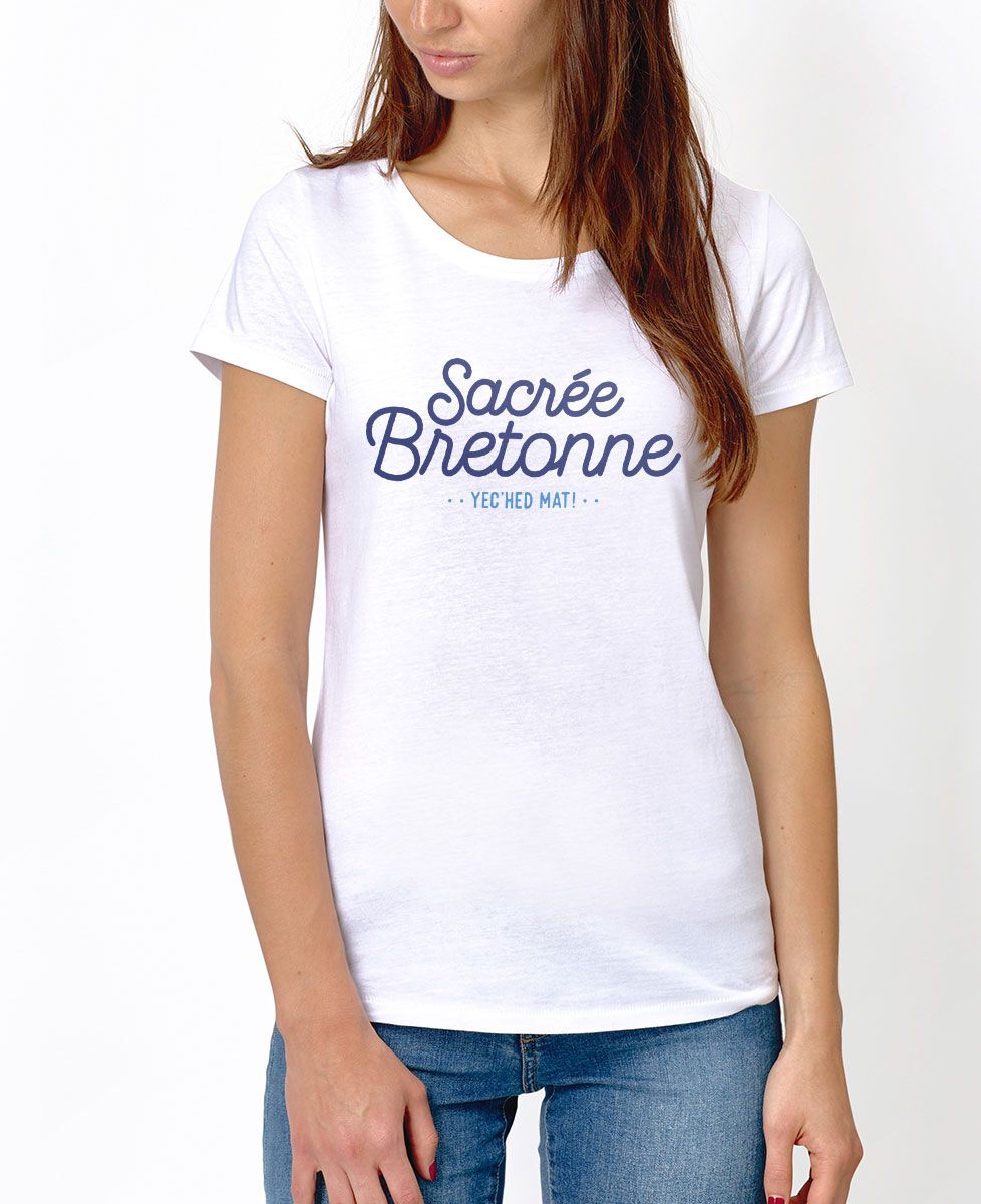 T-shirt femme Sacrée bretonne