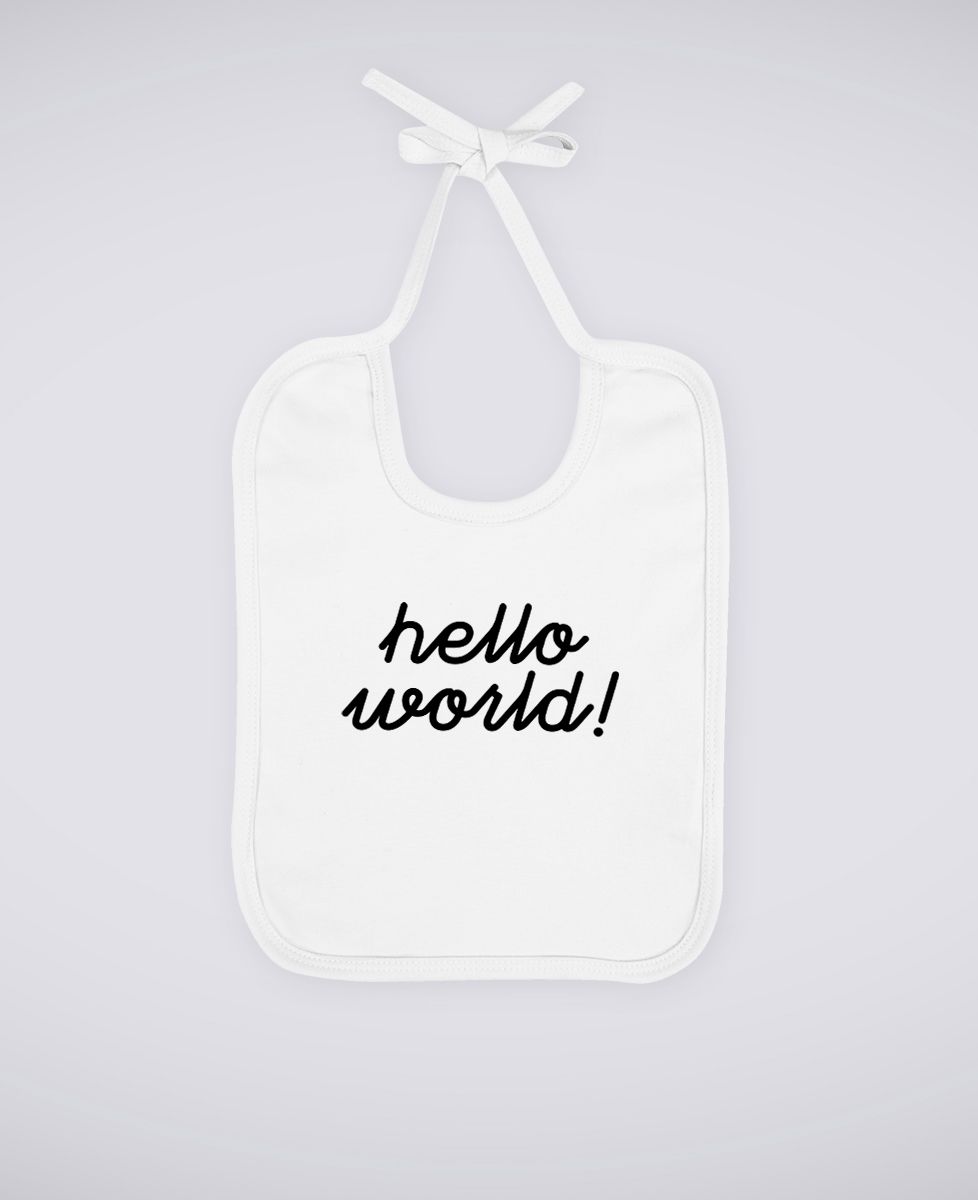 Bavoir Hello World
