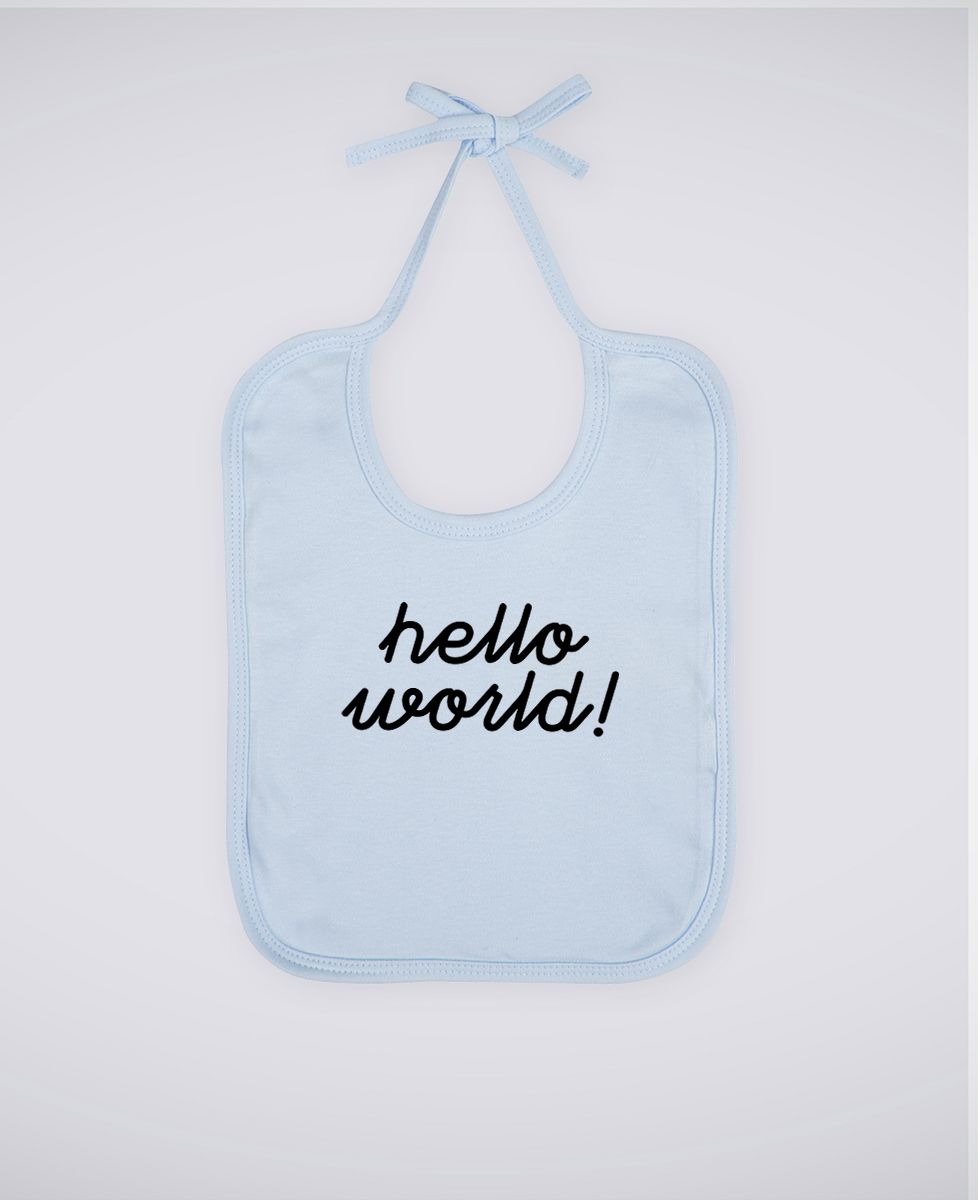 Bavoir Hello World