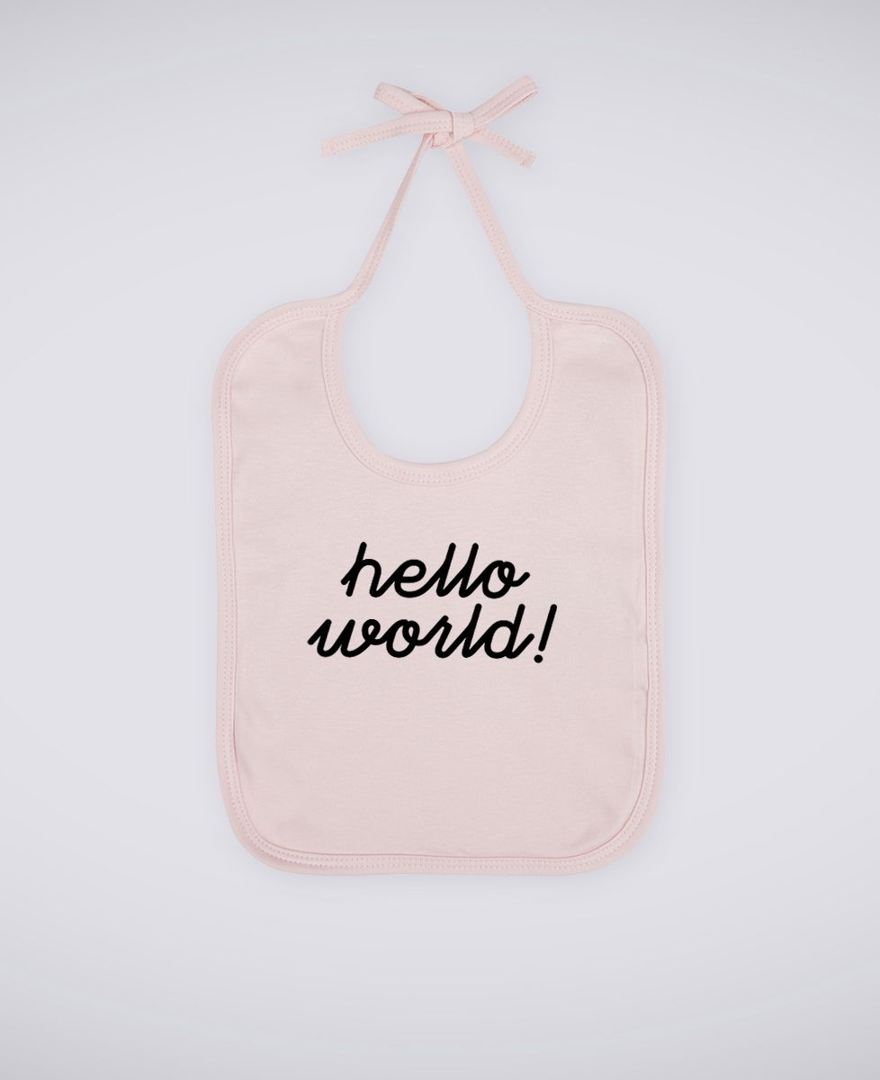 Bavoir Hello World