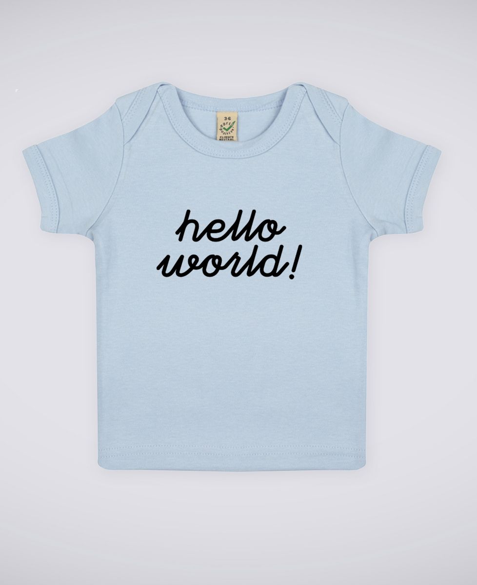 T-Shirt bébé Hello World