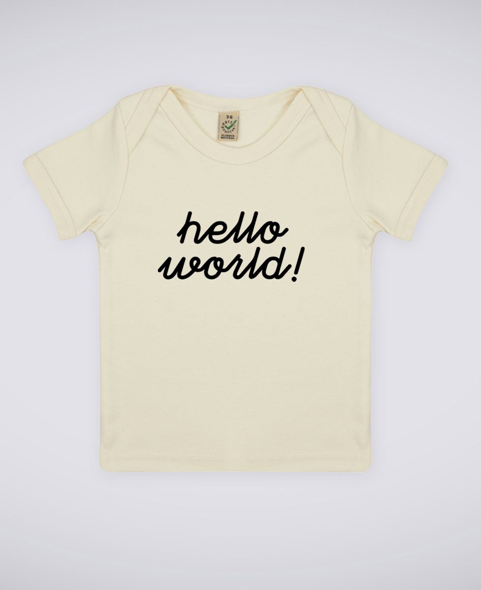 T-Shirt bébé Hello World