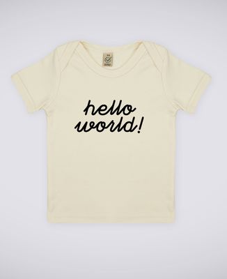 T-Shirt bébé Hello World