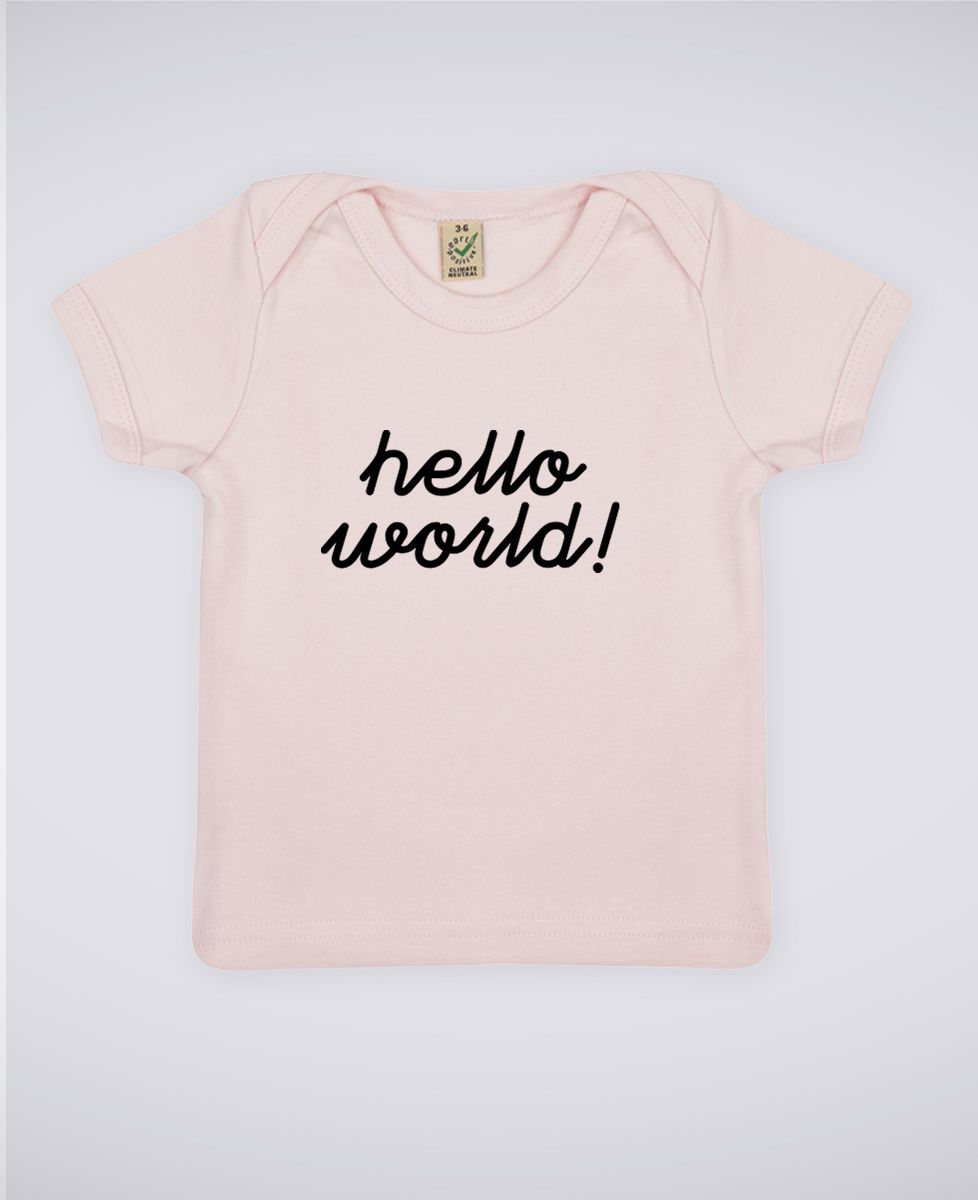 T-Shirt bébé Hello World