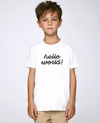 T-Shirt enfant Hello World