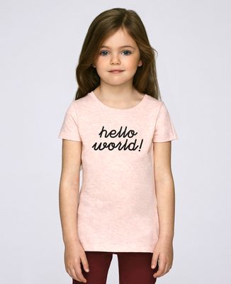 T-Shirt enfant Hello World