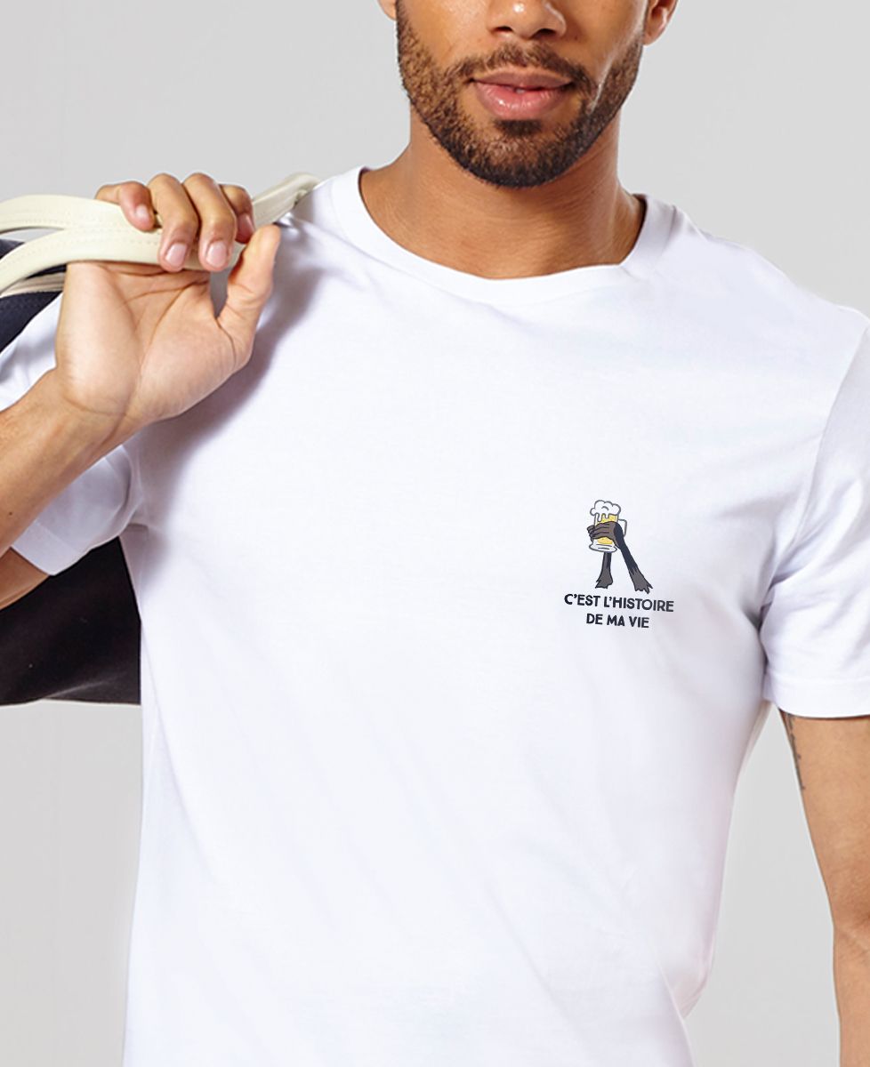T-shirt homme C'est l'histoire de ma vie - Apéro