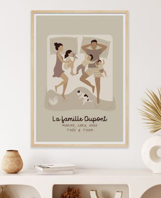 Tableau Sur Toile Personnalisable Avec Photo - Cadre Blanc, Fabrication Allemagne