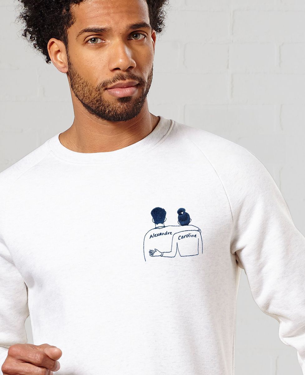 Parejas Sudaderas Para Hombre Personalizadas Suéter Novios