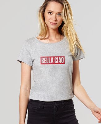 T-Shirt femme Bella Ciao (effet velours)