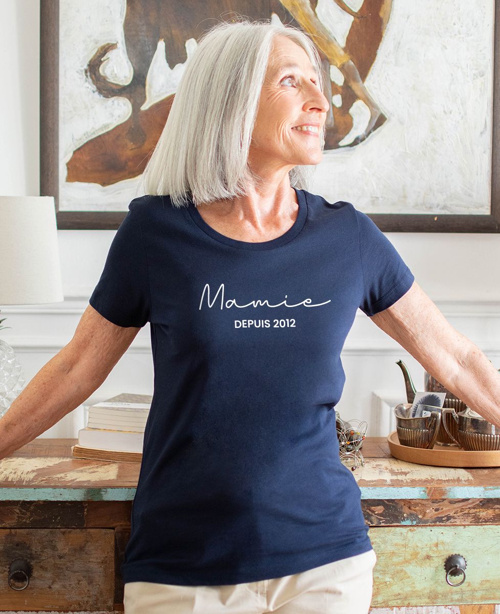 Kalinga Ashok T Shirt Personnalisé Mamie Shirt Message Tee Shirt