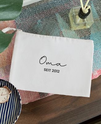 Beutelchen Oma seit personalisiertem Jahr - Geschenke Oma