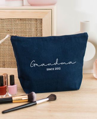 Pouches & makeup bags Grandma since customized year - Grandma's gifts