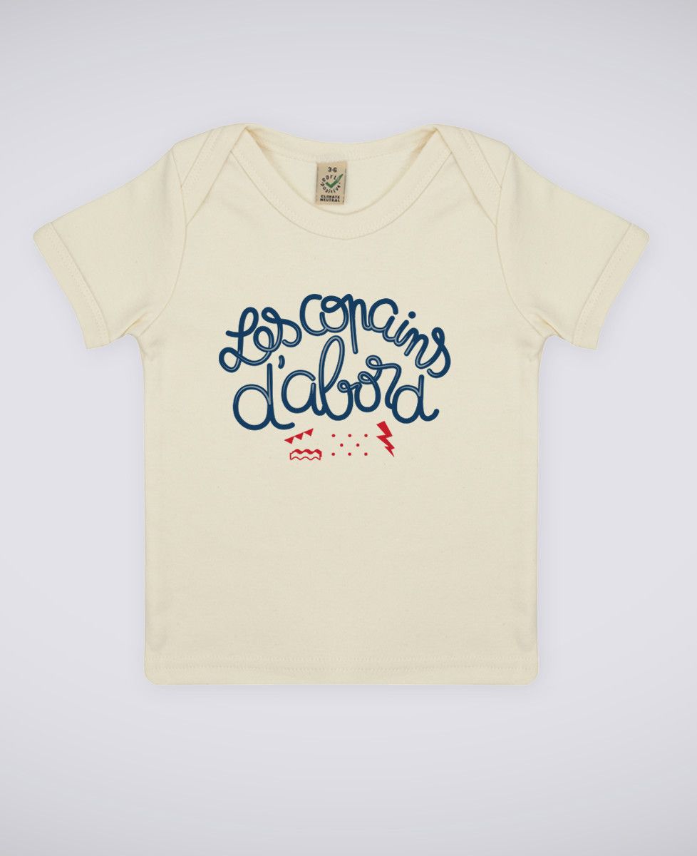 T-Shirt bébé Les copains d'abord