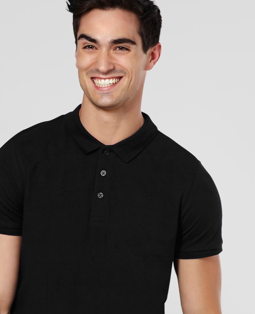 Polo homme Message brodé personnalisé