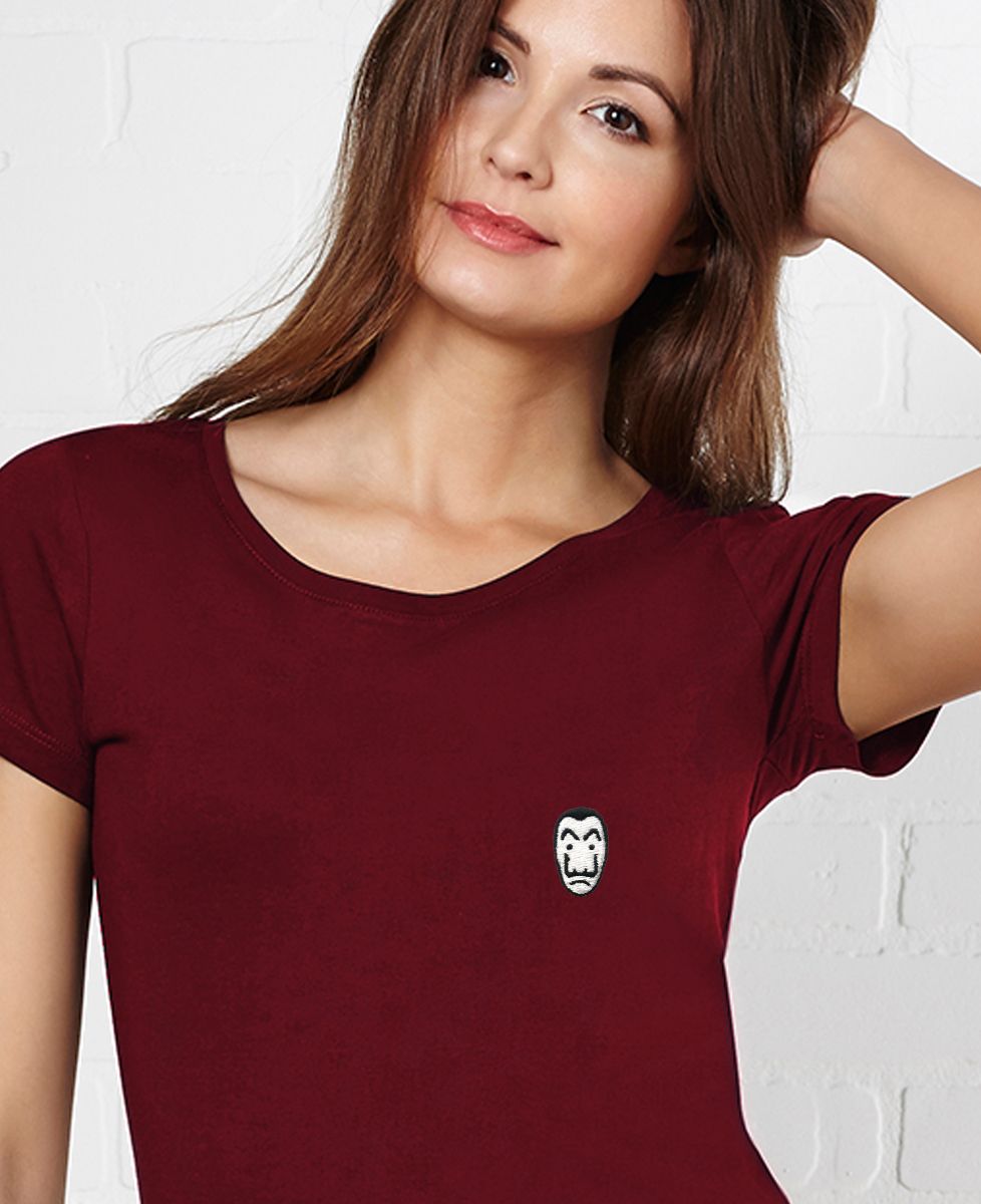 T-Shirt femme Masque Salvador (brodé)